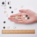 Miniatyrbilde 4 av 5: 40 stk. Klokkeberlokker i emaljelegering, emaljeanheng for DIY smykkelaging