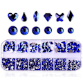 Miniatyrbillede 1 af 5: Neglekunst Rhinestones Negle Ædelstene, 3d Multi Former Flatback Neglekrystaller Diamanter Til Negledesign Q4