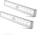 2 st LED-nattlampor med rörelsesensor, drivs av AAA-batterier (ingår ej)