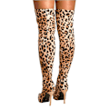 Miniatyrbild 3 av 5: Dam Platform Block Heel Over Knee High Boots Light brown 40