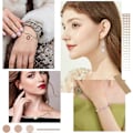Miniatyrbild 5 av 5: 1 Ask 48 st 8 Färger Solros Charm Bulk Emalj Solros Charm Guld Blommig Daisy Connector Legering Blommor Växter Kopplingar för Smyckestillverkning Charms