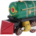 Miniatyrbillede 5 af 5: Optrækslegetøj Tog i Tin Klassisk Nostalgisk Tinlegetøj Tog Retro Optrækslokomotiv Med Nøgle Mekanisk Metal Tinlegetøj