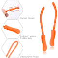 Miniatyrbild 3 av 5: 12-pack dragkedjor förlängare ersättning dragkedja dragkedja i nylon för utomhustält, canvasryggsäck, kudde, sadelväskor, bagage - orange