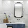 Miniatyrbillede 4 af 5: LED Spejllys 40cm, Badeværelse Væglampe 585lm 9w 6000k, IP44 LED, Justerbar (sort 40cm) [Energiklasse F]
