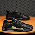 Miniatyrbillede 5 af 5: Herre Casual Sko Mode Sneakers Frhv2199 Black EU 41