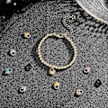 Miniatyrbilde 2 av 5: 20 stk. Hjerte Lås Anheng Charms Stort Hull Rustfritt Stål Charm Metall Glatt Anheng for Smykkelaging 10.5mm