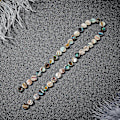 Miniatyrbilde 2 av 5: 30 pakker naturlige Abalone Shell mynt flate runde Abalone Shell perler med oppbevaringsbeholdere for DIY smykkelaging 8x3mm