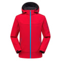 Miniatyrbilde 1 av 5: Herre Softshell Jakke med Hetter, Vanntett Lett Vindjakke Men red M