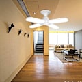 Pikkukuva 5 / 5: LED-kattovalaisin, 60 W E27 Ac95-265v Neljä Superkirkasta LED-kattoriipusvalaisinta, Taitettava tuuletinlamppu