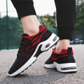 Miniatyrbillede 2 af 5: Herre Air Sports Løbesko Åndbare Mode Sneakers Fr9309 BlackRed EU 42
