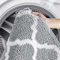Miniatyrbillede 5 af 5: Badeværelsesmåtter med skridsikker bund, absorberende måtter til toiletdør, husholdningsmåtter til toiletdør, tæpper