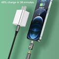 Miniatyrbilde 5 av 5: 20W 8-pin hann til USB-C / Type-C hunn rett adapter