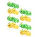 Pikkukuva 3 / 3: 8 kpl Vedettäviä toukkaleikkikaluja lasten opetukseen (satunnainen väri) Random Color 8.5X3X2.5CM