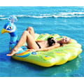 Miniatyrbillede 8 af 8: Oppustelig Påfuglebåd Pool Float til Børn, Oppustelig Båd Pool Float