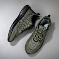 Miniatyrbillede 3 af 5: Løbesko til mænd Letvægt Åndbare Vandresko Atletiske Mode Sneakers 3Dsf022 Green EU 41