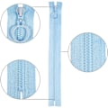 Miniatyrbild 4 av 5: 36 st 10 tum plast blixtlås i nylon med ringdragkedjor stängda ändar harts blixtlås för DIY sömnad hantverk väska kläder