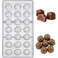 Miniatyrbillede 1 af 5: Transparent Chokoladeform, Polycarbonatform, Transparent DIY-form, 21 Rums 3D Transparent Polycarbonat Chokoladeform