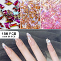 Miniatyrbild 2 av 5: 3D nagelkonst Aurora Rhinestone Multi-form blandade nagelkristallhantverk glänsande nagelkonstdekoration DIY nagelkonstdesign Set2