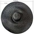 Miniatyrbild 2 av 5: Överdimensionerade strandhattar för damer Extra stor strandhatt med bred brätte Vikbar roll-up floppy solhatt Sommar utomhus svart