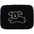 Miniatyrbillede 1 af 4: Sød hunde bære laptop taske centrum piger Preppy lodden laptop etui taske (sort, 11 tommer) sort