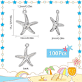 Miniatyrbild 3 av 4: 1 Ask 20 st Sköldpaddsberlocker 304 Rostfritt Stål Sköldpaddsberlock Sköldpaddsberlocker Bulk Ocean Hawaii Lyckoberlock