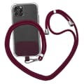 Nylon Patch Lanyard Cross Body Strap Mobiltelefon Universal