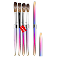 Miniatyrbild 1 av 5: 4 st Nail Brush Set - 3d Nail Art Brush För Akryl Applicering, Nagel Extensionsverktyg För Manikyr Diy