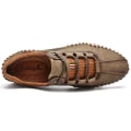 Miniatyrbild 4 av 5: Herrhandsydda casual skor andningsbara mode sneakers 105 Khaki EU 41