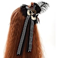 Miniatyrbilde 4 av 5: Victorian Steampunk Mini Hatt Hårklype for Kvinner (d) Black 5