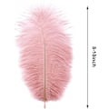Miniatyrbillede 2 af 5: 10 stk. Lyserøde Strudsefjer, Naturlige Lotus Pink Fjer Duske 25-30 cm Bulk Til Håndværk Vase Bryllupsfest Bordpynt Blomsterarrangement