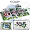 Miniatyrbilde 3 av 5: Kina De klassiske hagene i Suzhou Samling Berømt arkitektur Modell Byggekloss Sett (3930 stk) Mikro Mini Klosser Leker Gaver