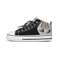 Miniatyrbillede 2 af 5: Børne Canvas Sko Mode Sneakers Lav Top Tennissko Snørebånd Casual Sko 3D606 Beige EU 38