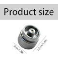 Miniatyrbilde 2 av 5: Liten Gassbrennerkobling for Utendørsbruk - Adapter for Gassflaske til Camping, Konverteringsdyse, Hodeventil, Tankbrenner, Campingbrenner