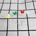 Miniatyrbild 4 av 5: 50 st sy nålar broderi positionering diy hantverk fästelement skräddare quiltning sömnad verktyg tillbehör slumpmässig färg