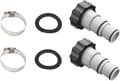 Slangadapter A för pool, 38 mm och 32 mm diameter, slangadapter A för pool för pumpkopplingar (2 st)