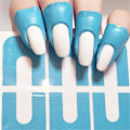 Miniatyrbild 1 av 5: Nagellack Stencil, Peel Off Sticker Tape Manikyr Anti Overflow Förpackning Nagelskydd U-Form Tejp För Nagelkonst Målning Gradering Stämpling