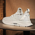 Miniatyrbillede 2 af 5: Herre Sports Løbesko Flyvende Vævet Åndbare Sneakers Frd5001 Beige EU 41