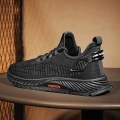 Miniatyrbild 2 av 5: Herr Sports Löparskor Flygande Vävda Andningsbara Sneakers Frd5001 Black EU 41