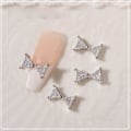 Miniatyrbillede 5 af 5: 12 stk. Sløjfe Negle Legering Rhinestones Til Negle Sæt Sløjfe Negle Krystaller Til Akryl Negle Juveler Rhinestones Negle Kunst style3