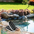 Miniatyrbillede 2 af 5: Arbejdstilstande Flip Luftpumpe Solar Luftpumpe Iltapparat Vand Iltpumpe Dam Belufter Akvarium 15,5 X 13,5 X 5,5 cm