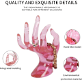 Miniatyrbild 3 av 5: Handform smyckesdisplayhållare armband ring klocka stativ stöd hållare stativ armband smyckesdisplayhållare för smycken (rosa)