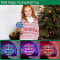 Miniatyrbillede 4 af 5: Flyvende Bold Legetøj Hover Orb 2022 Magisk Controller Mini Drone Boomerang Spinner 360 Roterende Spindende Ufo Sikker For Børn Voksne (blå) Blue