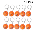 Miniatyrbillede 1 af 4: 10 stk. Mini Basketball Nøglering Kreative Nøgleringe Souvenir Vedhæng Til Spillere Atleter Drenge Holdkammerater (orange)