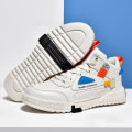 Miniatyrbild 5 av 5: Herr Sports Löparskor Casual High Top Sneakers Fr2107 White EU 42