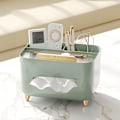 Miniatyrbild 3 av 5: Tissue Nattduksbord - Multifunktionell Tissue Storage Box, Modern Tissue Dispenser | Tissue Nattduksbord Organizer