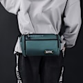 Pikkukuva 3 / 5: Vyölaukku miehille ja naisille, crossbody vyötärölaukku, vyölaukku Dark green