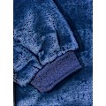 Miniatyrbillede 5 af 5: Casual loungewear-morgenkåbe i store størrelser, tyk Sherpa fleece varm ekstra lang oversized bærbar tæppe til damer med lommer (længde: 150 cm) Pink
