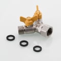 Miniatyrbillede 5 af 5: Udskiftningsventil G 1/2 Y-forbindelse Messing 3-vejsventil i håndbruseradapter Afspærringsventil