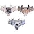 Miniatyrbilde 1 av 5: Dame Sømløse Truser Hipster Bikini Lav Livhøyde Usynlige Truser 3-pakning 3 Color B