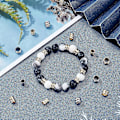 Miniatyrbilde 3 av 5: 40 stk. 2 Farger Paracord Perler Rillet Søyle Avstandsperler Metall Snorperler Rustfritt Stål Perler 3,3/5 mm Hull Metallperler for DIY Smykkefremstilling